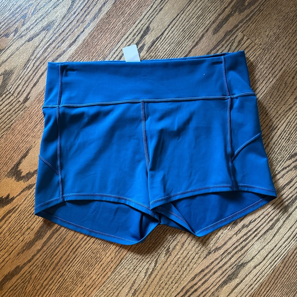 Lululemon Athletica Deep Blue Athletic Shorts